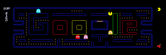 Google Celebrates 30 Years of Pac-Man – Works on Apple!