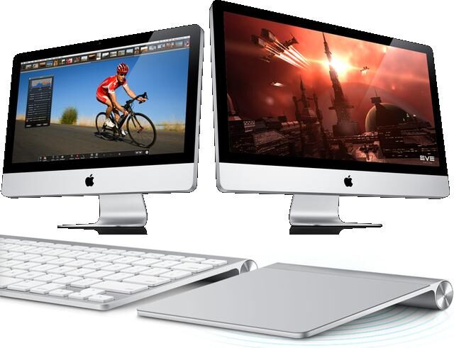 Apple’s iMacs and Magic Trackpad make their debut