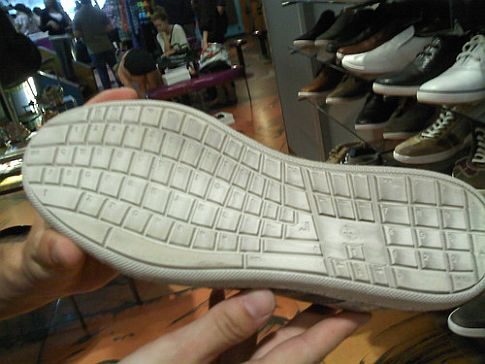 QWERTY shoes have better grip?
