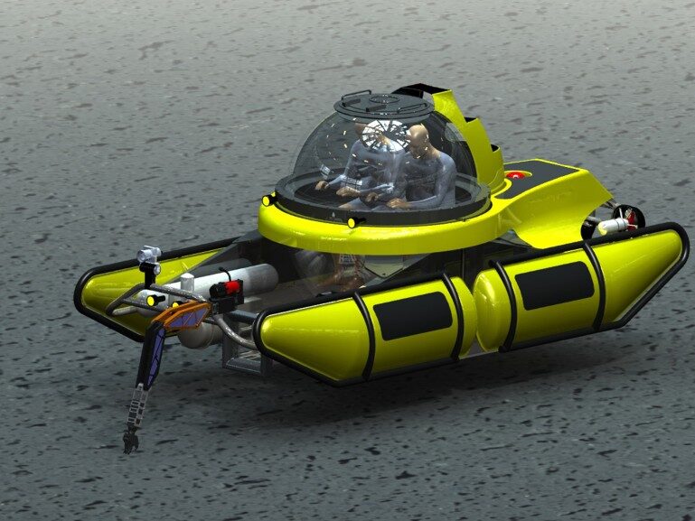 A Personal Submarine that Dives Half a Mile Deep