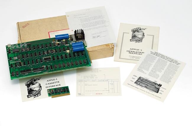 Nice! Apple 1 Motherboard Sold for $212,267