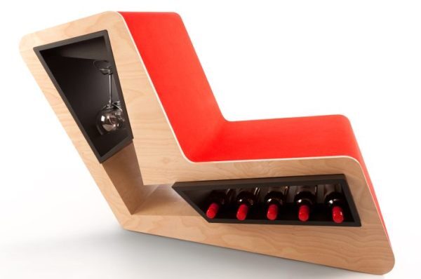 Multi-Functional Chair for Wine Lovers